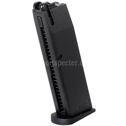 KJ WORKS 25rd Gas Magazine Suitable For KJ SRC Tokyo Marui WE M9 Series GBB Pistols Airsoft Black