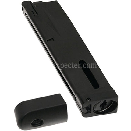 KJ WORKS 25rd Co2 Magazine Suitable For KJ SRC Tokyo Marui WE M9 Series GBB Pistols Airsoft Black
