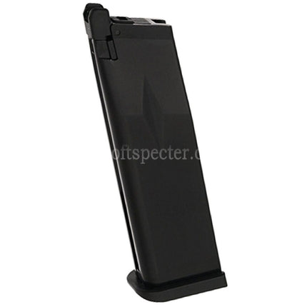 KJ WORKS 28rd Gas Magazine KP-05 KP-06 KP-08 KP-11 Suitable For Hi-Capa Series GBB Pistols Airsoft Black