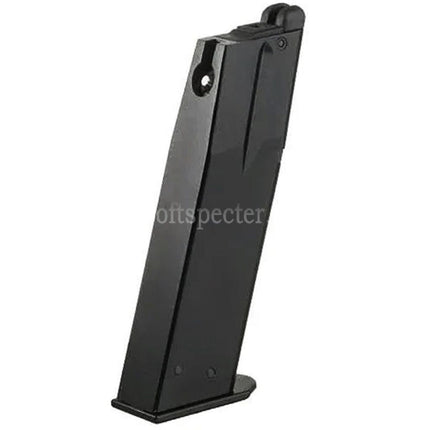 KJ WORKS 25rd Gas Magazine Suitable For KJ KP-09 CZ-75 KP-15 Shadow 2 Series GBB Pistols Airsoft Black