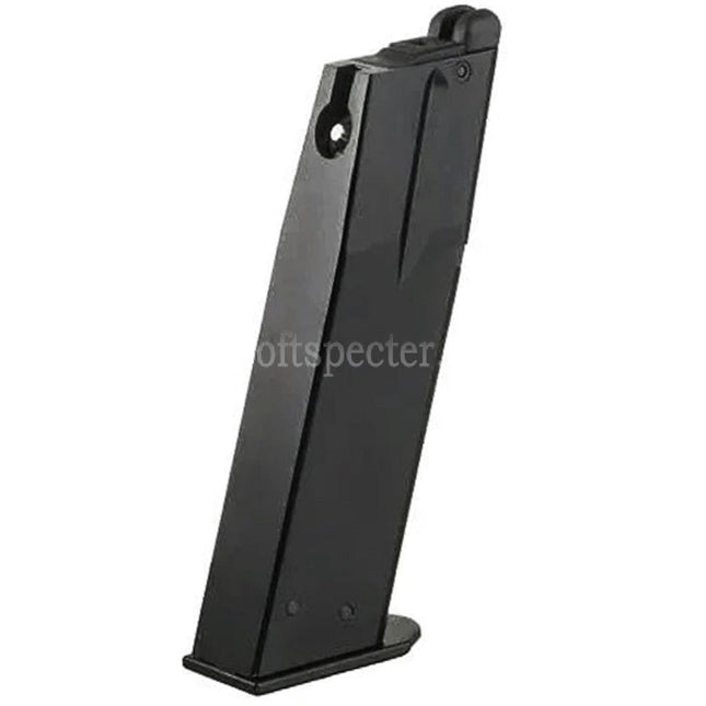 KJ WORKS 25rd Gas Magazine Suitable For KJ KP-09 CZ-75 KP-15 Shadow 2 Series GBB Pistols Airsoft Black