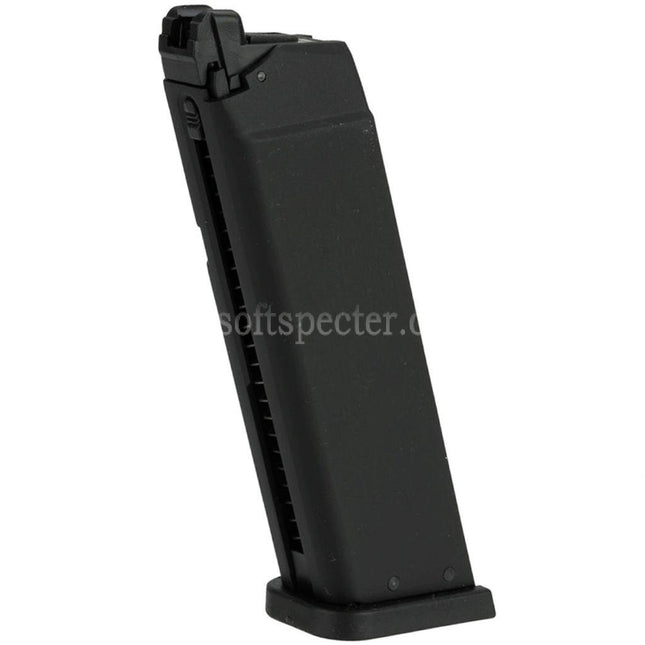 KJ WORKS 24rd Gas Magazine Suitable For KP-13 KP-17 KP-18 G17 G18C G34 G35 Series GBB Pistols Airsoft Black