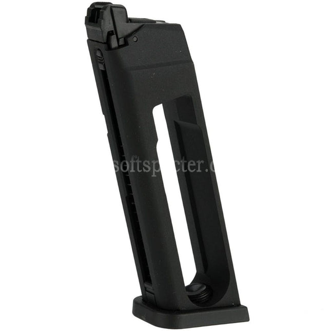 KJ WORKS 24rd Co2 Magazine Suitable For KP-13 KP-17 KP-18 G17 G18C G34 G35 Series GBB Pistols Airsoft Black