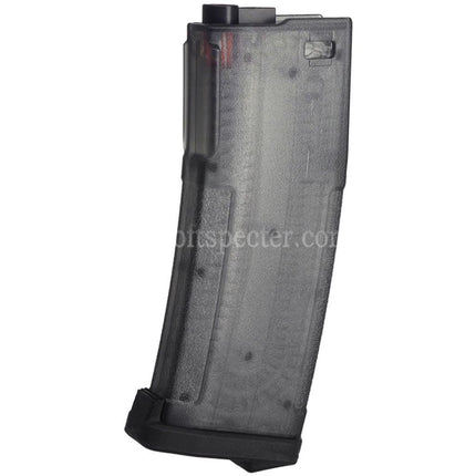 Chargeur Polymère PTS TPM-AR Mid-Cap 150 billes pour Répliques Airsoft M4 M16 AEG Noir