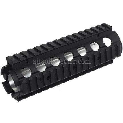 GOLDEN EAGLE 170mm Polymer M4A1 M4CQB RAS Handguard Rail System Suitable For M4 M16 Series AEG Rifles Airsoft Black