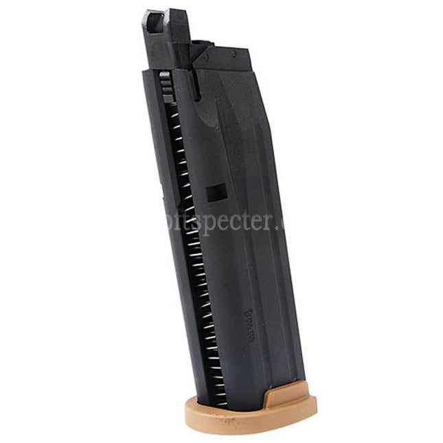 Chargeur à gaz VFC 25 billes pour pistolets GBB Airsoft SIG SAUER P320 M17 M18 Série Noir