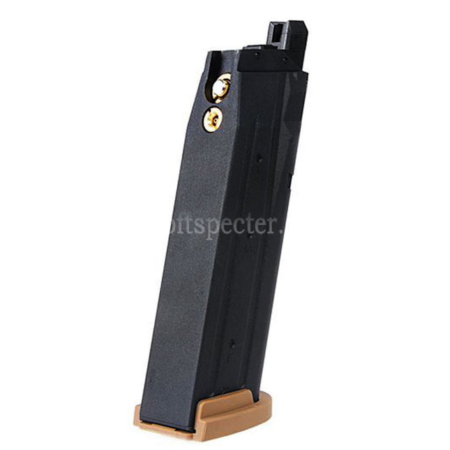 Chargeur à gaz VFC 25 billes pour pistolets GBB Airsoft SIG SAUER P320 M17 M18 Série Noir