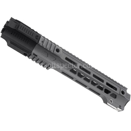 CYMA CGS SAI GRY 10.5 Inches M-LOK Handguard Rail System with Barrel Front Kit Set Suitable For CGS AR M4 SAI GRY Tokyo Marui MWS GBB Rifles