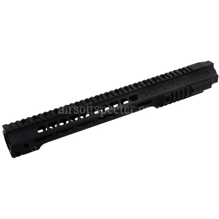 CYMA CGS SAI GRY 13.5 Inches M-LOK Handguard Rail System with Barrel Front Kit Set Suitable For CGS AR M4 SAI GRY Tokyo Marui MWS GBB Rifles