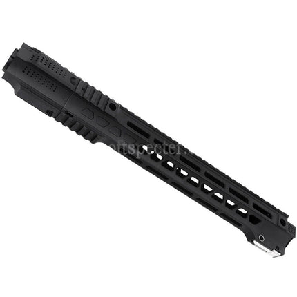 CYMA CGS SAI GRY 13.5 Inches M-LOK Handguard Rail System with Barrel Front Kit Set Suitable For CGS AR M4 SAI GRY Tokyo Marui MWS GBB Rifles