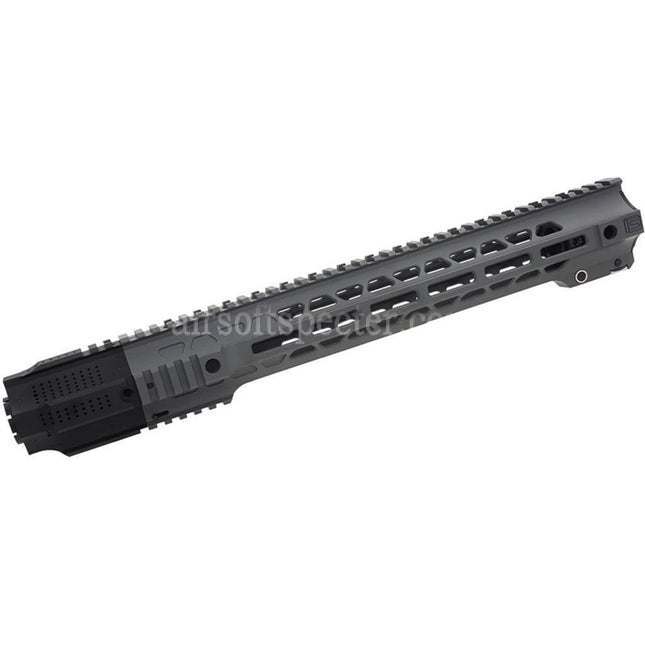CYMA CGS SAI GRY 13.5 Inches M-LOK Handguard Rail System with Barrel Front Kit Set Suitable For CGS AR M4 SAI GRY Tokyo Marui MWS GBB Rifles
