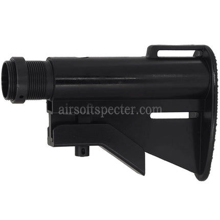 CYMA CGS N23 Shortened Stock Set with 5-Position Buffer Tube Suitable For CYMA CGS Tokyo Marui M4 Series MWS GBB Rifles Airsoft Black