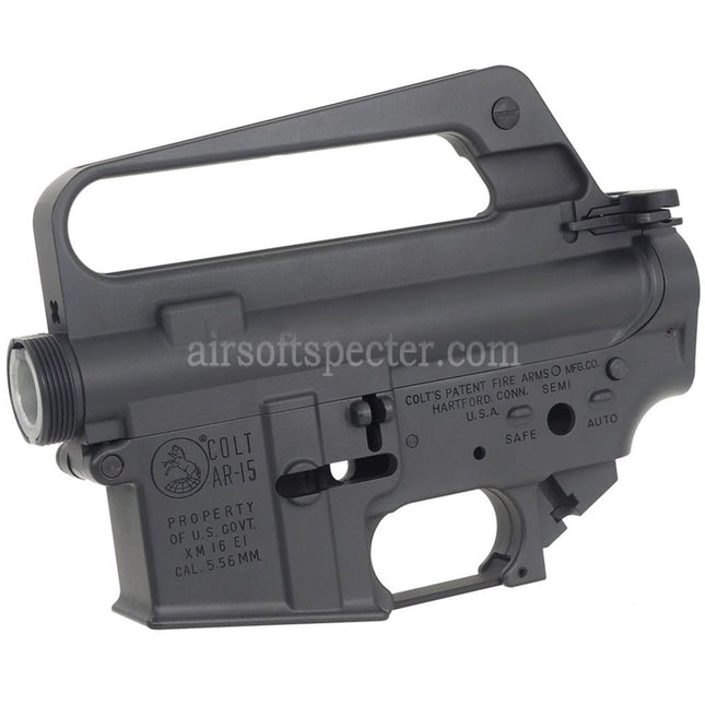 CYMA CGS COLT XM16E1 Metal Body Upper Lower Receiver Suitable For CYMA CGS AR M4 Tokyo Marui M4 Series MWS GBB Rifles Airsoft Dark Grey