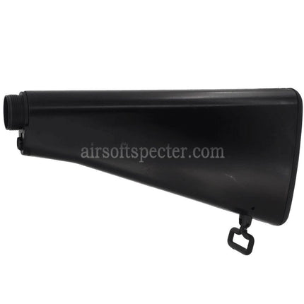 CYMA CGS M16A1 Style Fixed Stock Suitable For CYMA CGS Tokyo Marui M4 Series MWS GBB Rifles Airsoft Black