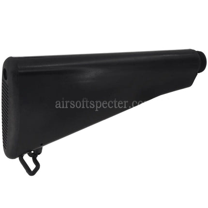 CYMA CGS M16A1 Style Fixed Stock Suitable For CYMA CGS Tokyo Marui M4 Series MWS GBB Rifles Airsoft Black