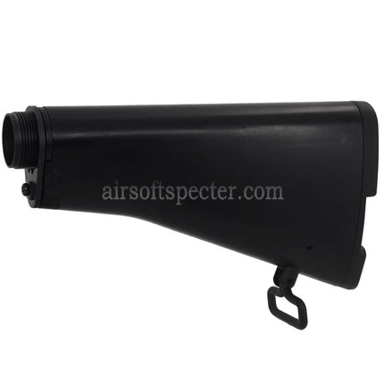 CYMA CGS CAR-15 R607 Style Collapsible Stock Suitable For CYMA CGS Tokyo Marui M4 Series MWS GBB Rifles Airsoft Black