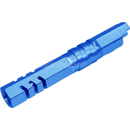 5KU 4.3 Inches CNC Aluminum Hexagon Outer Barrel +11mm CW Clockwise Threaded Suitable For Armorer Works WE (WE-TECH) Tokyo Marui Hi-Capa 4.3 Series GBB Pistols Airsoft