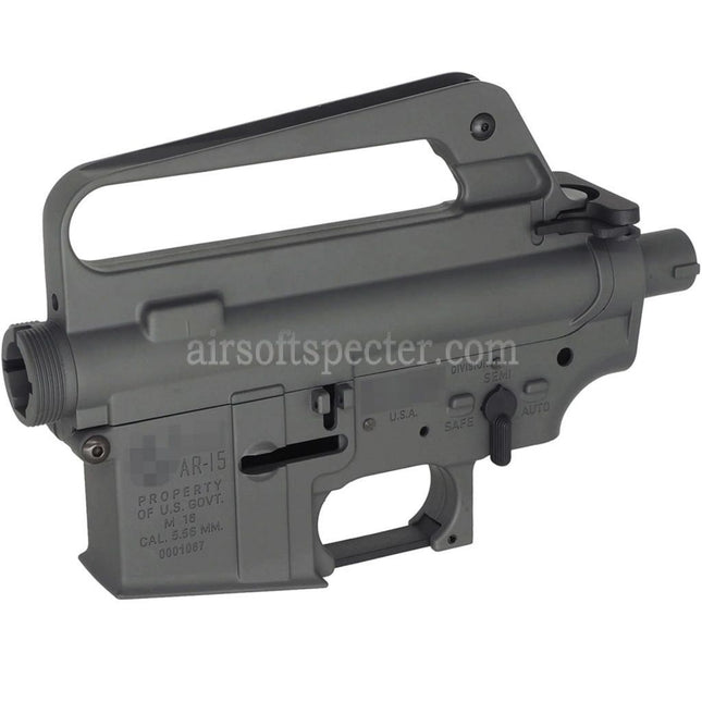 E&C M16VN 604 Style Metal Body Upper Lower Receiver Suitable For E&C Tokyo Marui M4 M16 Series AEG Rifles Airsoft Grey
