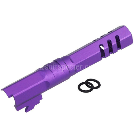 5KU 4.3 Inches CNC Aluminum Hexagon Outer Barrel +11mm CW Clockwise Threaded Suitable For Armorer Works WE (WE-TECH) Tokyo Marui Hi-Capa 4.3 Series GBB Pistols Airsoft
