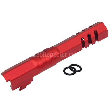 5KU 4.3 Inches CNC Aluminum Hexagon Outer Barrel +11mm CW Clockwise Threaded Suitable For Armorer Works WE (WE-TECH) Tokyo Marui Hi-Capa 4.3 Series GBB Pistols Airsoft