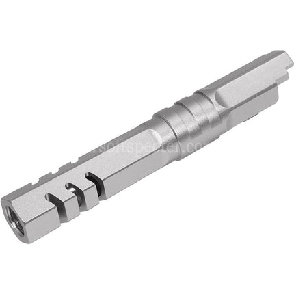 5KU 4.3 Inches CNC Aluminum Hexagon Outer Barrel +11mm CW Clockwise Threaded Suitable For Armorer Works WE (WE-TECH) Tokyo Marui Hi-Capa 4.3 Series GBB Pistols Airsoft