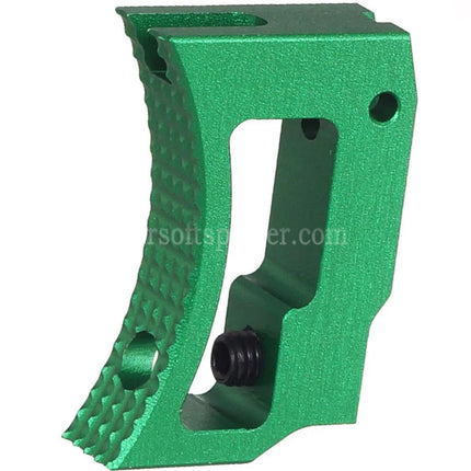 5KU Aluminum Medium Curved Adjustable Trigger For Tokyo Marui Hi-Capa 1911 Series GBB Pistols Airsoft