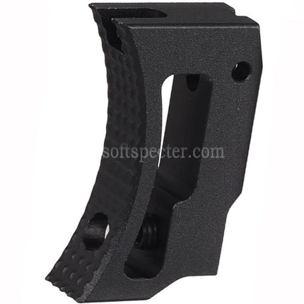 Gâchette courte incurvée réglable en aluminium 5KU pour pistolets Airsoft Tokyo Marui Hi-Capa série 1911 GBB