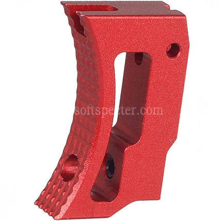 Gâchette courte incurvée réglable en aluminium 5KU pour pistolets Airsoft Tokyo Marui Hi-Capa série 1911 GBB