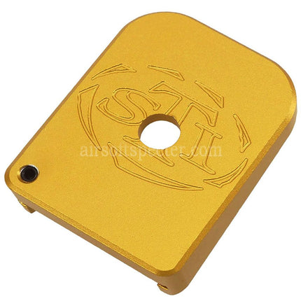5KU Aluminum STI Style Magazine Base Plate Suitable For Armorer Works AW WE(WE-TECH) Tokyo Marui Hi-Capa Series Pistols Airsoft