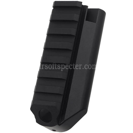 C&C TAC CNC Aluminum 7-Slots 20mm M1913 Picatinny Rail Stock Adapter Suitable For Guns Modify GM Cybergun FN HERSTAL SCAR-L MK2 Series GBB Rifles