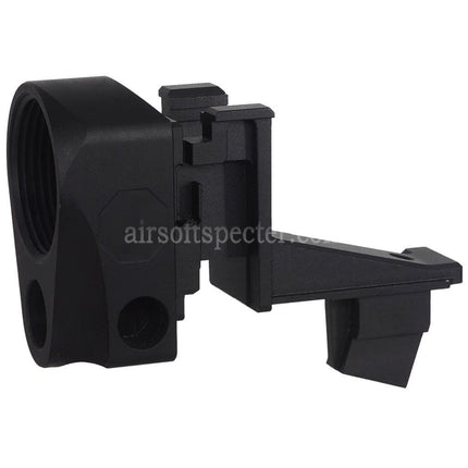 Adaptateur de crosse 5KU en aluminium 4 emplacements 20 mm M1913 Picatinny, compatible avec les tubes de crosse M4 pour fusils GBB Toyko Marui série AKM