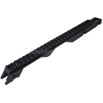 AIRSOFT SPECTER 340mm Top Rail Suitable For G36 Series AEG Rifles Black