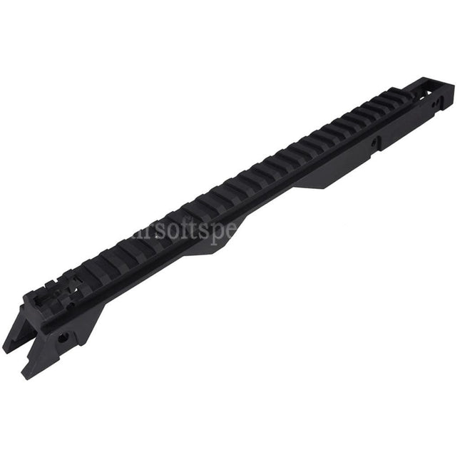 AIRSOFT SPECTER 340mm Top Rail Suitable For G36 Series AEG Rifles Black
