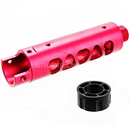 Narcos Airsoft CNC Aluminum Front Barrel Kit (Type 3) For Action Army AAP01 Series GBB Pistols