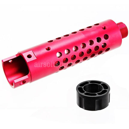 Narcos Airsoft CNC Aluminum Front Barrel Kit (Type 4) For Action Army AAP01 Series GBB Pistols