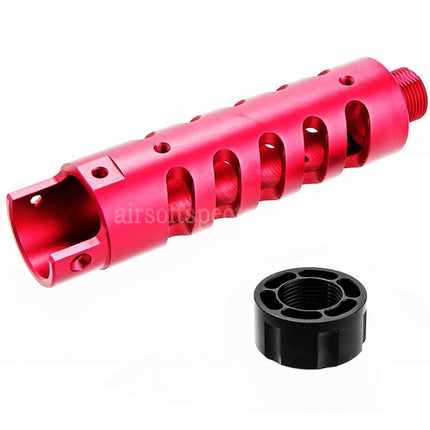 Narcos Airsoft CNC Aluminum Front Barrel Kit (Type 5) For Action Army AAP01 Series GBB Pistols