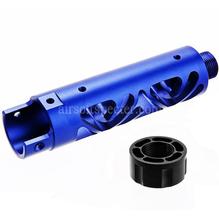 Narcos Airsoft CNC Aluminum Front Barrel Kit (Type 6) For Action Army AAP01 Series GBB Pistols