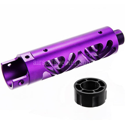 Narcos Airsoft CNC Aluminum Front Barrel Kit (Type 6) For Action Army AAP01 Series GBB Pistols
