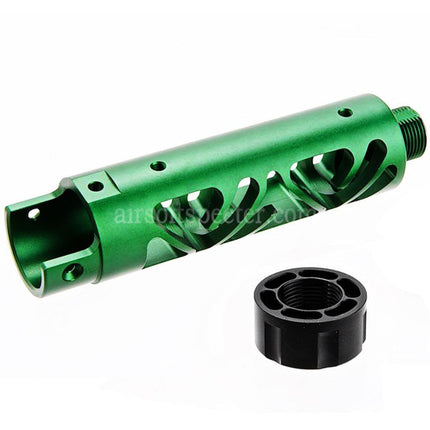Narcos Airsoft CNC Aluminum Front Barrel Kit (Type 6) For Action Army AAP01 Series GBB Pistols