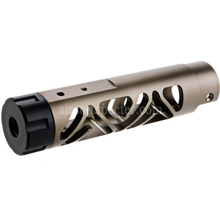 Narcos Airsoft CNC Aluminum Front Barrel Kit (Type 6) For Action Army AAP01 Series GBB Pistols