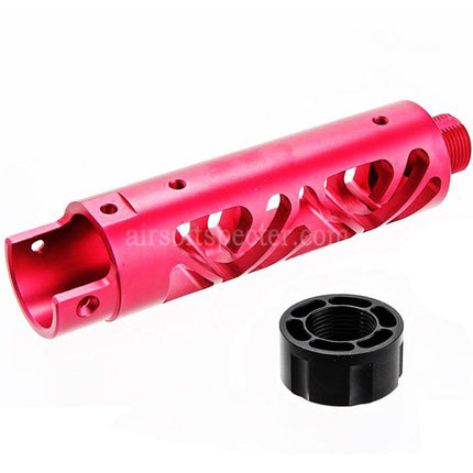 Narcos Airsoft CNC Aluminum Front Barrel Kit (Type 6) For Action Army AAP01 Series GBB Pistols