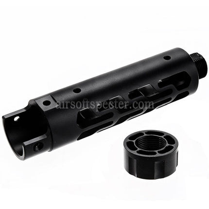 Narcos Airsoft CNC Aluminum Front Barrel Kit (Type 7) For Action Army AAP01 Series GBB Pistols