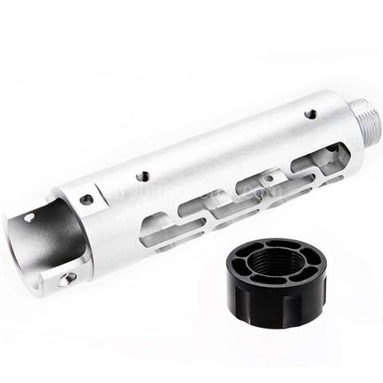 Narcos Airsoft CNC Aluminum Front Barrel Kit (Type 7) For Action Army AAP01 Series GBB Pistols