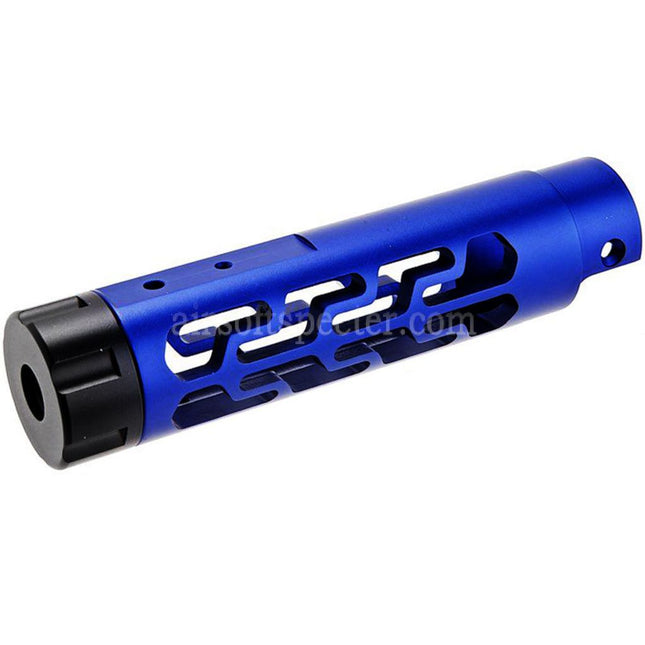 Narcos Airsoft CNC Aluminum Front Barrel Kit (Type 7) For Action Army AAP01 Series GBB Pistols