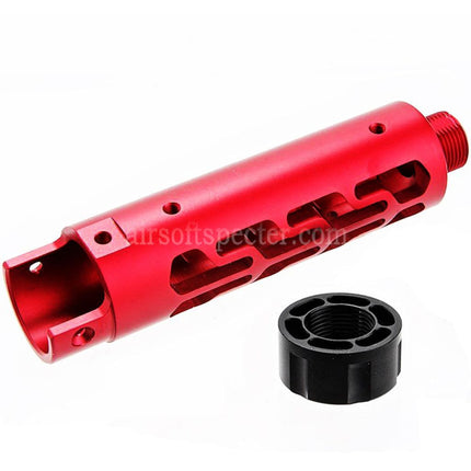 Narcos Airsoft CNC Aluminum Front Barrel Kit (Type 7) For Action Army AAP01 Series GBB Pistols