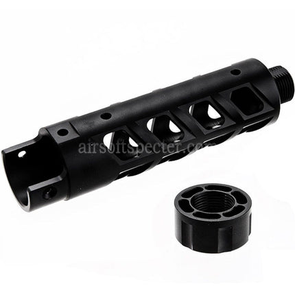 Narcos Airsoft CNC Aluminum Front Barrel Kit (Type 8) For Action Army AAP01 Series GBB Pistols
