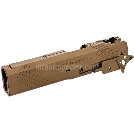 Tiger Soul CNC Aluminum INF Venom Middle Frame Slide Set For Toyko Marui Hi-Capa Series GBB Pistols Airsoft