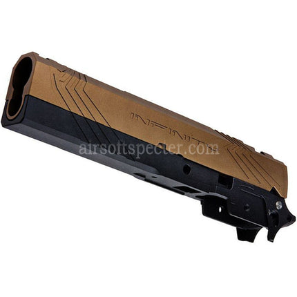 Tiger Soul CNC Aluminum INF Venom Middle Frame Slide Set For Toyko Marui Hi-Capa Series GBB Pistols Airsoft