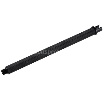 Dr. Black Light Weight Carbon Fiber 10.5 Inches Outer Barrel -14mm CCW Counter-Clockwise Thread For Tokyo Marui M4 Series MWS GBB Rifles Airsoft