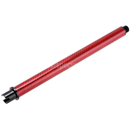 Dr. Black Light Weight Carbon Fiber 10.5 Inches Outer Barrel -14mm CCW Counter-Clockwise Thread For Tokyo Marui M4 Series MWS GBB Rifles Airsoft